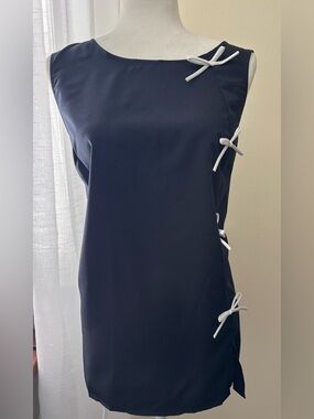 NWOT SHEIN Curve 2XL Navy Blue Top